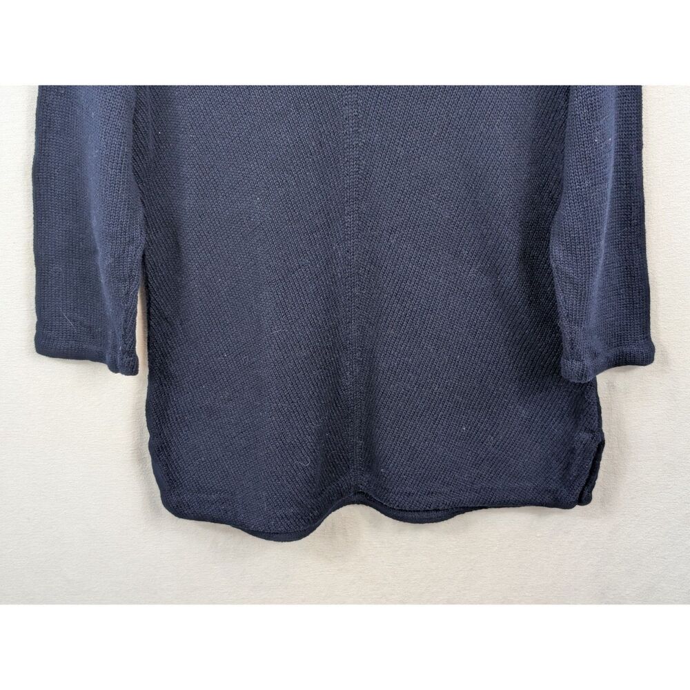 Lauren Ralph Lauren V-Neck Knit Sweater Navy Blue Women's Size XL - Picture 4 of 14